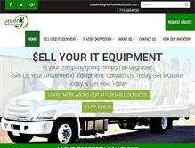 Tablet Screenshot of greenteksolutionsllc.com